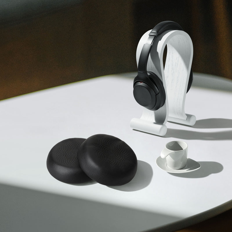 kwmobile Ohr Polster für Yealink BH70 / WH64 Ohrpolster Ersatz Ohrpolster Kopfhörer Ersatzteile Kopfhörer Ersatzpolster Over Ear Headphones