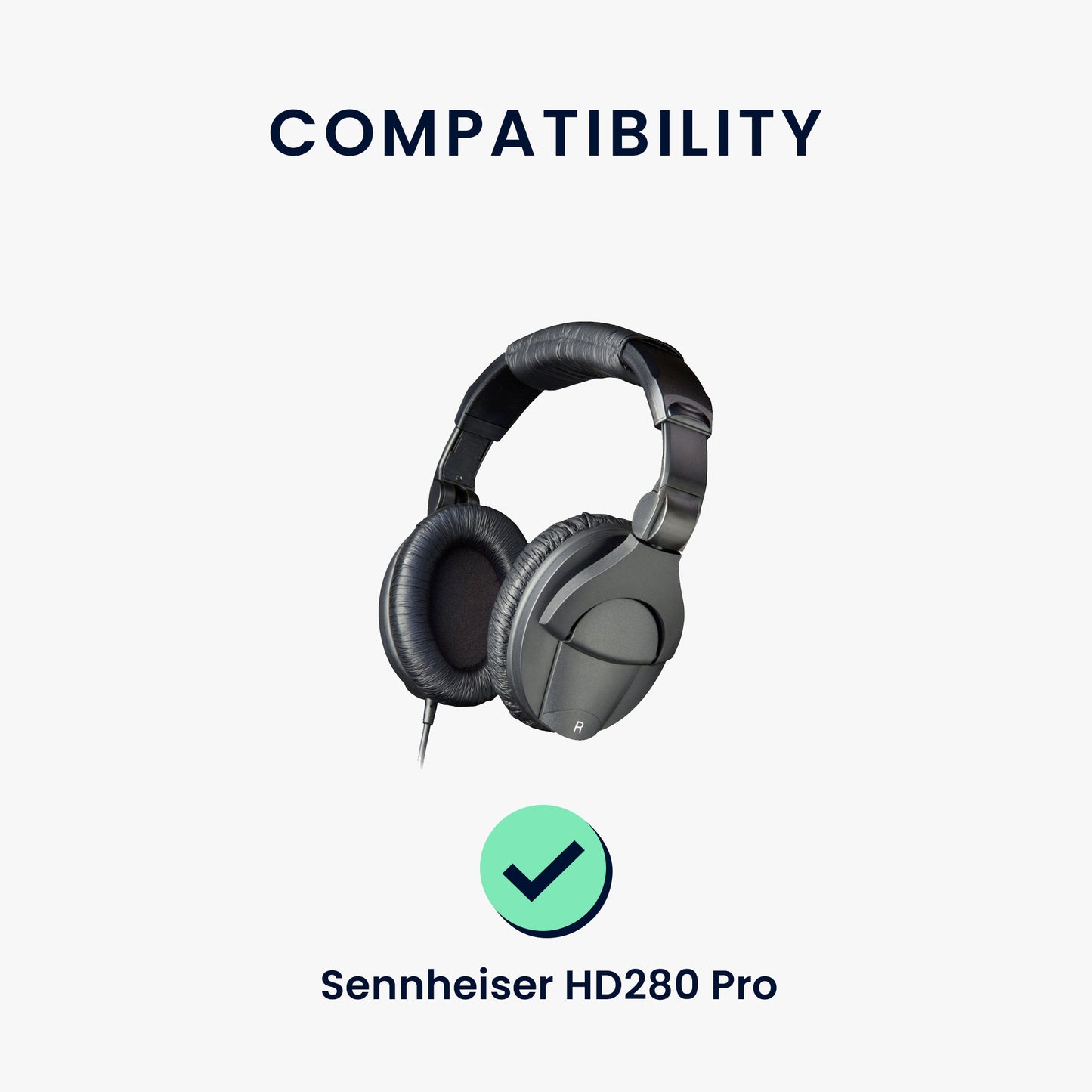 kwmobile Ohr Polster für Sennheiser HD280 Pro Ohrpolster Ersatz Ohrpolster Kopfhörer Ersatzteile Kopfhörer Ersatzpolster mit Cooling Effekt
