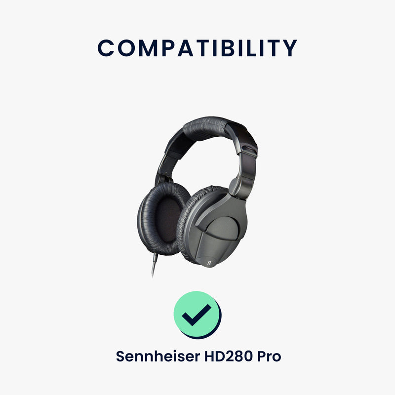 kwmobile Ohr Polster für Sennheiser HD280 Pro Ohrpolster Ersatz Ohrpolster Kopfhörer Ersatzteile Kopfhörer Ersatzpolster mit Cooling Effekt