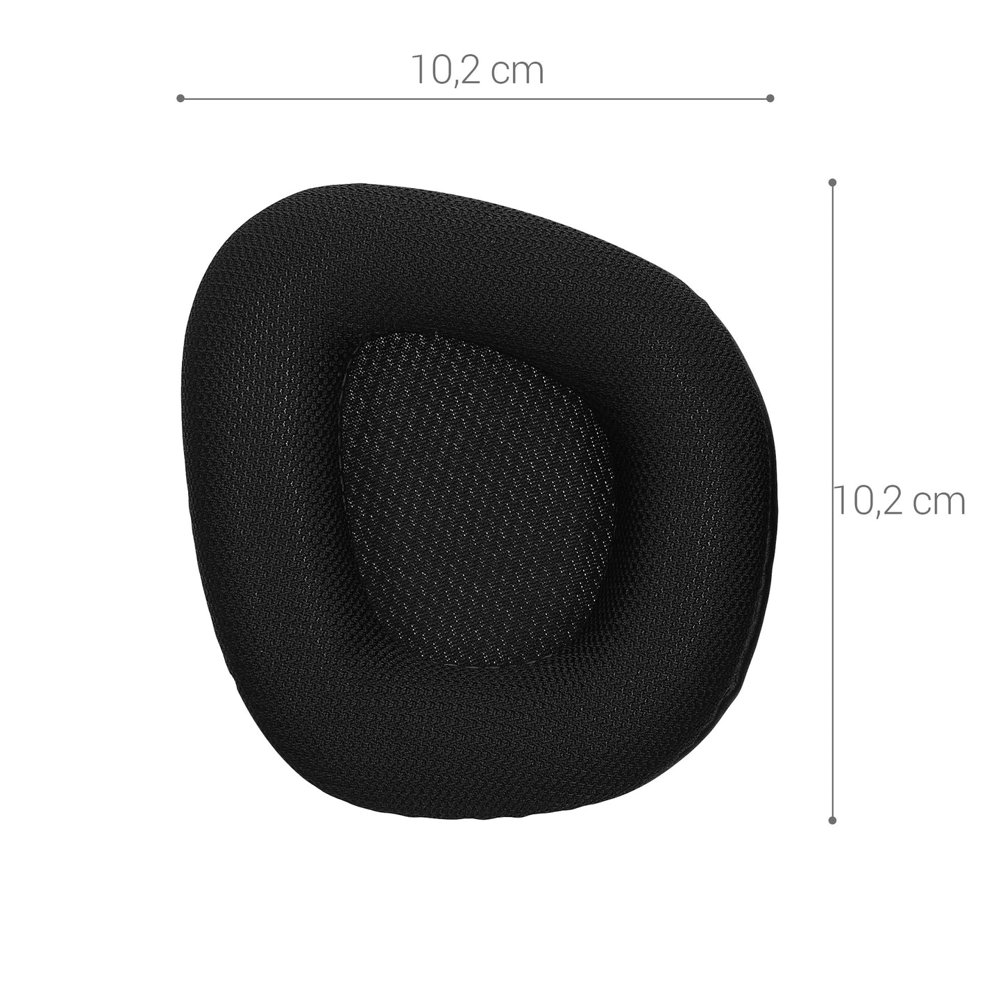 kwmobile Ohr Polster für Corsair Void v2 / Void Elite Surround / Void Pro - Ersatz Ohrpolster - Kopfhörer Ersatzteile - Kopfhörer Ersatzpolster für Over Ear Headphones