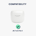 kwmobile Hülle kompatibel mit JBL Tune Flex 2 Kopfhörer Case TPU Cover Schutzhülle