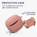 kwmobile Silikon Case für JBL Tune Flex 2 Hülle - Kopfhörer Schutzhülle mit Karabiner