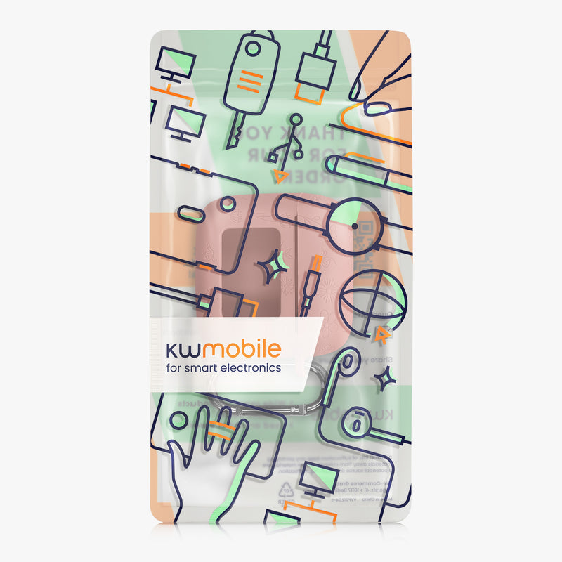 kwmobile Case für JBL Tour Pro 3 Hülle - Kopfhörer Schutzhülle mit Karabiner