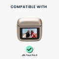 kwmobile Case für JBL Tour Pro 3 Hülle - Kopfhörer Schutzhülle mit Karabiner