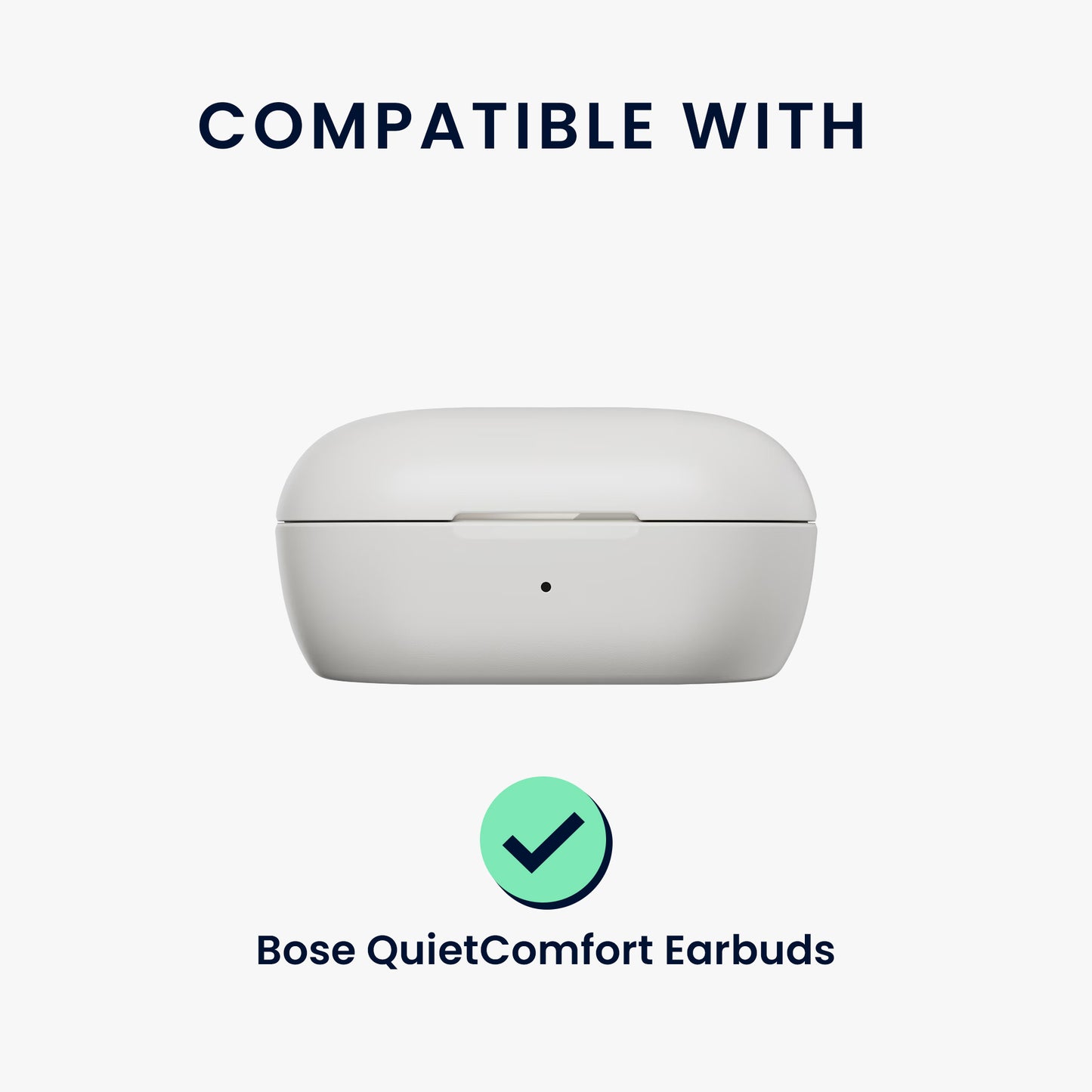 kwmobile Case für Bose QuietComfort Earbuds Hülle - Kopfhörer Schutzhülle mit Karabiner
