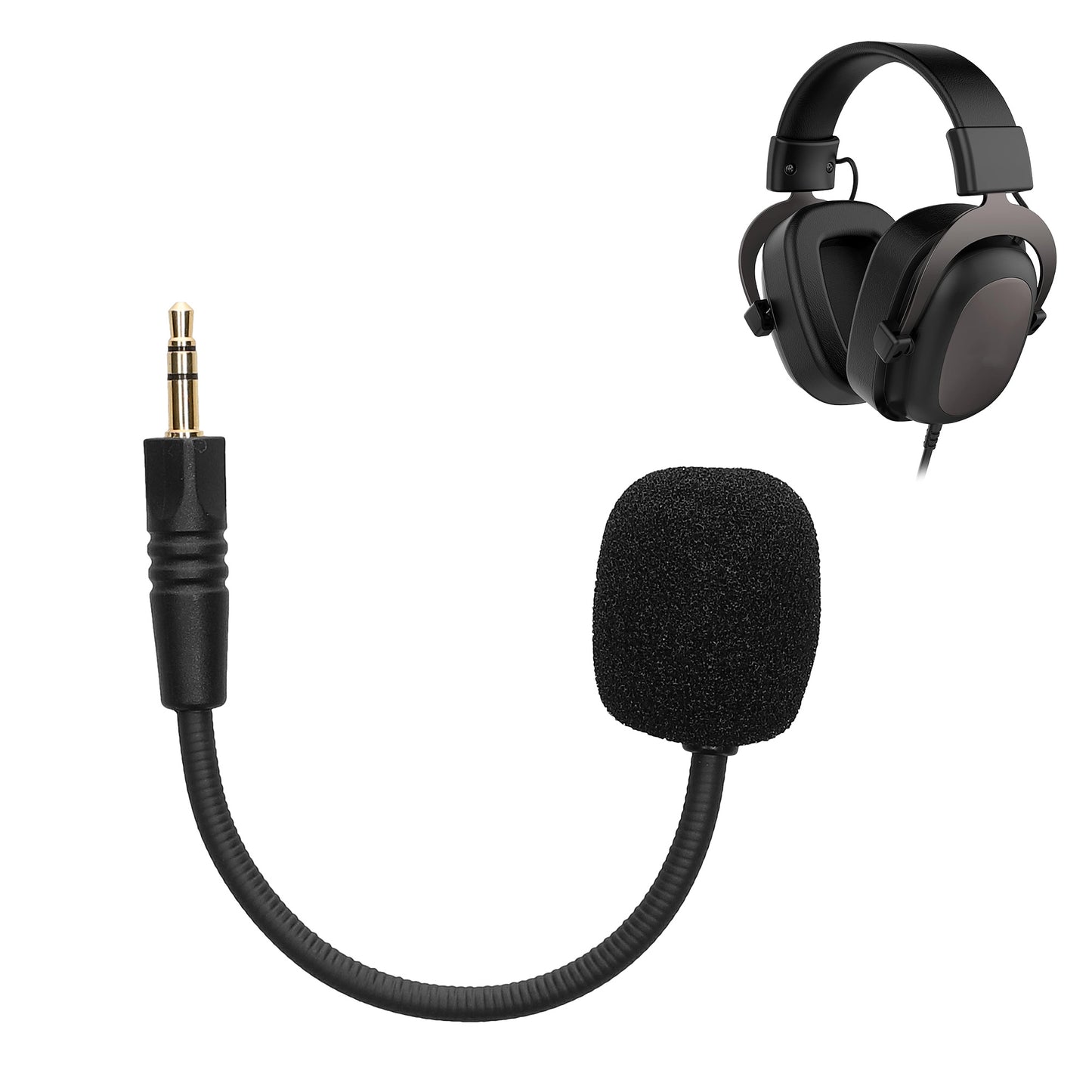 kwmobile Ersatz Kopfhörer Mikrofon kompatibel mit Havit H2002D Headset - Gaming Headphones Mikrofon mit 3,5 mm Klinkenstecker