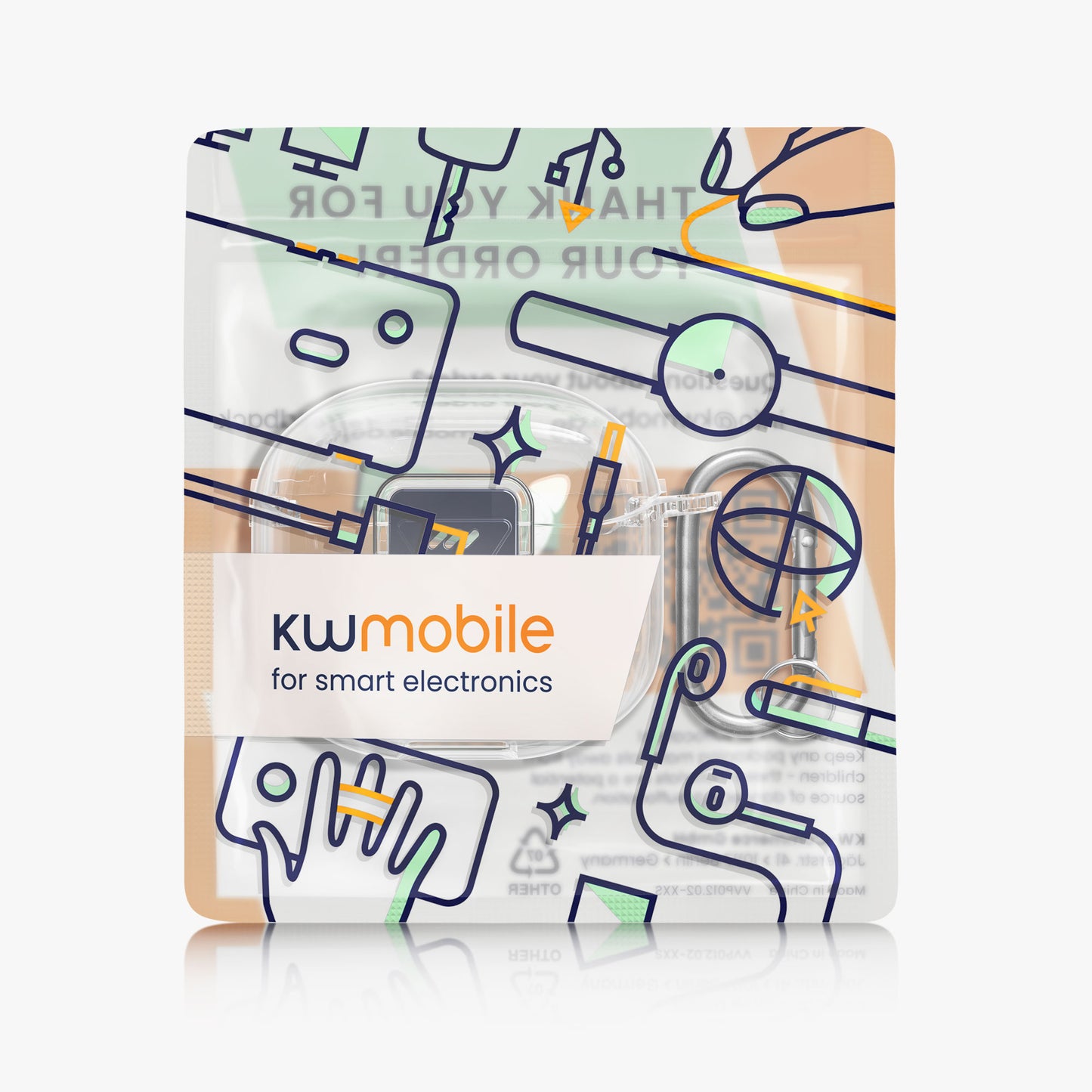 kwmobile Hülle für JBL Tune Flex 2 Case Schutzhülle Kopfhörer Cover