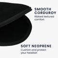 kwmobile Hülle kompatibel mit Anker Soundcore Q20i Tasche - Case für Headset aus robustem und Neopren Stoff