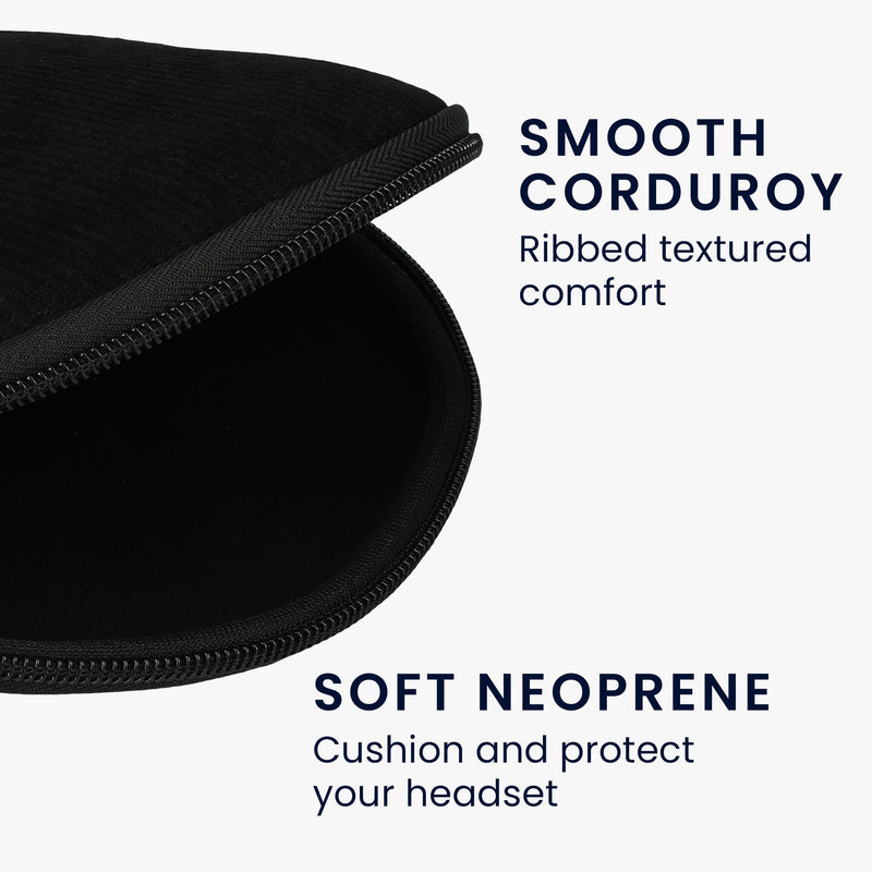 kwmobile Hülle kompatibel mit Anker Soundcore Q20i Tasche - Case für Headset aus robustem und Neopren Stoff