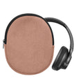 kwmobile Hülle kompatibel mit Anker Soundcore Q20i Tasche - Case für Headset aus robustem Cord und Neopren Stoff - Altrosa Altrosa  