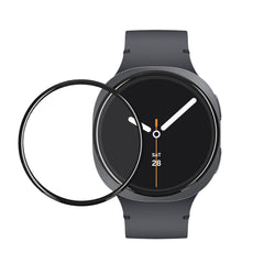kwmobile 2x Transparente Displayschutzfolie kompatibel mit Samsung Galaxy Watch 8 (40mm) Folie - Schutzfolie für Fitness Tracker - robuster Displayschutz Transparent  