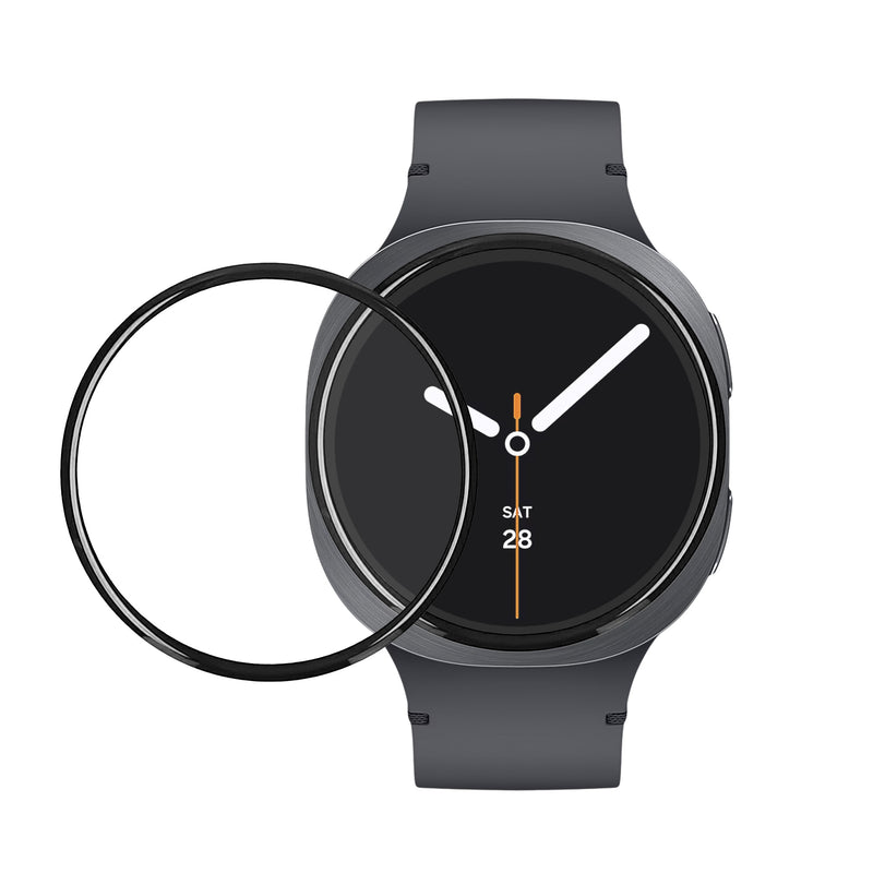 kwmobile 2x Transparente Displayschutzfolie kompatibel mit Samsung Galaxy Watch 8 (40mm) Folie - Schutzfolie für Fitness Tracker - robuster Displayschutz Transparent  