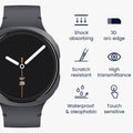 2x Displayschutzfolie für Samsung Galaxy Watch 8 (40mm)