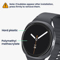 2x Displayschutzfolie für Samsung Galaxy Watch 8 (40mm)