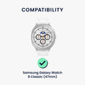 2x Displayschutzfolie für Samsung Galaxy Watch 8 Classic (47mm)