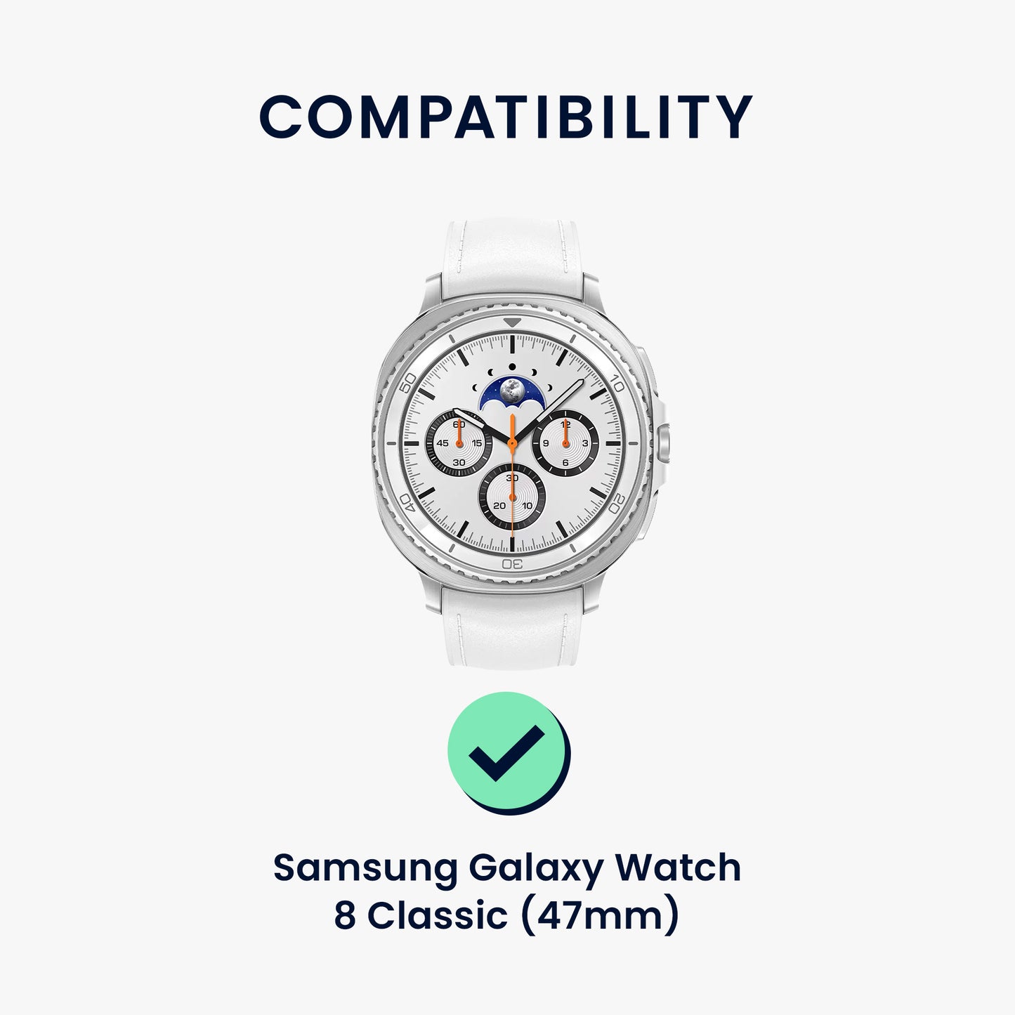 2x Displayschutzfolie für Samsung Galaxy Watch 8 Classic (47mm)