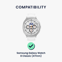 2x Displayschutzfolie für Samsung Galaxy Watch 8 Classic (47mm) - Transparent - Displayschutz