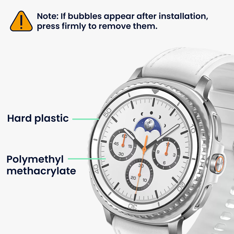 2x Displayschutzfolie für Samsung Galaxy Watch 8 Classic (47mm)