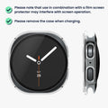 kwmobile Glas Hülle für Samsung Galaxy Watch 8 Schutzhülle Fullbody Fitnesstracker Case Set