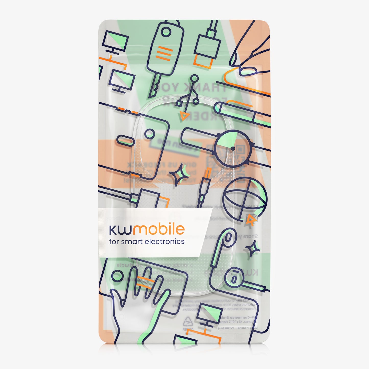 kwmobile Schutzhülle für Apple Magic Mouse Hülle - PC Maus Cover aus rutschfestem TPU - Case