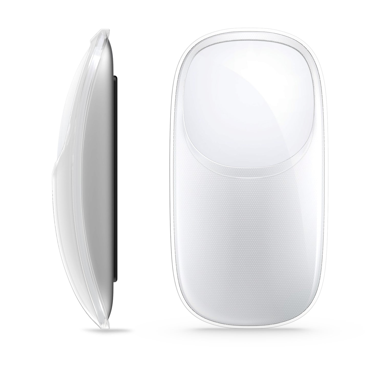 kwmobile Schutzhülle für Apple Magic Mouse Hülle - PC Maus Cover aus rutschfestem TPU - Case in Transparent Transparent  