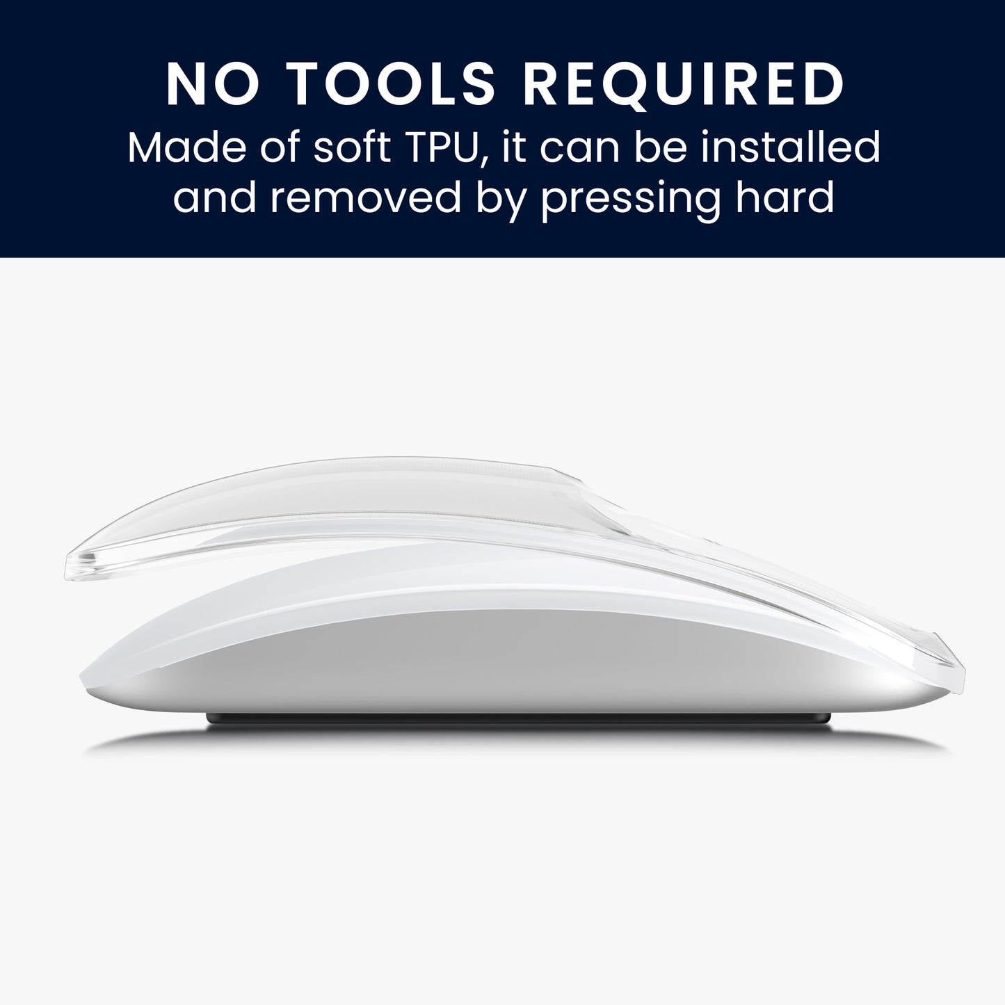 kwmobile Schutzhülle für Apple Magic Mouse Hülle - PC Maus Cover aus rutschfestem TPU - Case