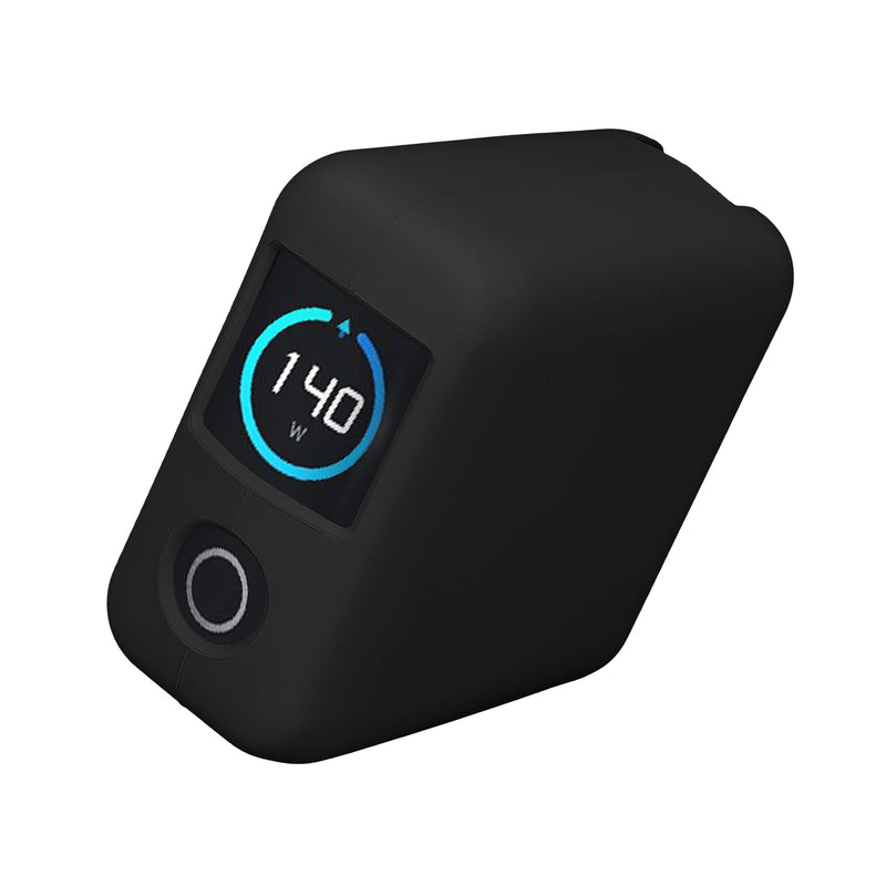 kwmobile Silikon Hülle für Anker Zolo 140W Case - Powerbank Hülle für unterwegs - Tasche für Power Bank - Schwarz Schwarz  