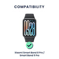 kwmobile Uhrenarmband für Xiaomi Smart Band 8 Pro / Smart Band 9 Pro Armband Fitnesstracker Band Set Ersatzarmband Smartwatch