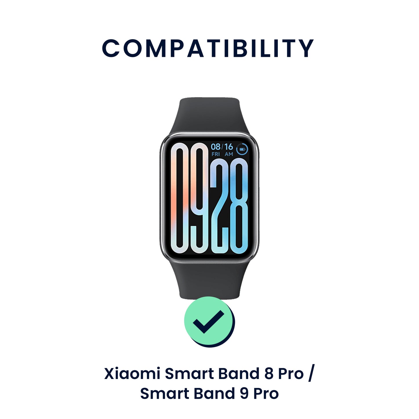 kwmobile Uhrenarmband für Xiaomi Smart Band 8 Pro / Smart Band 9 Pro Armband Fitnesstracker Band Set Ersatzarmband Smartwatch