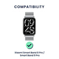 kwmobile Uhrenarmband für Xiaomi Smart Band 8 Pro / Band 9 Pro / Redmi Watch 5 / Redmi Watch 4 Armband Fitnesstracker Band Set Ersatzarmband Smartwatch