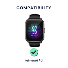kwmobile Uhrenarmband für Ruimen H1 / D1 Armband Fitnesstracker Band Set Ersatzarmband Smartwatch - Sonstiges