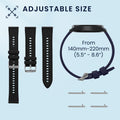 kwmobile Uhrenarmband für Ruimen H1 / D1 Armband Fitnesstracker Band Set Ersatzarmband Smartwatch