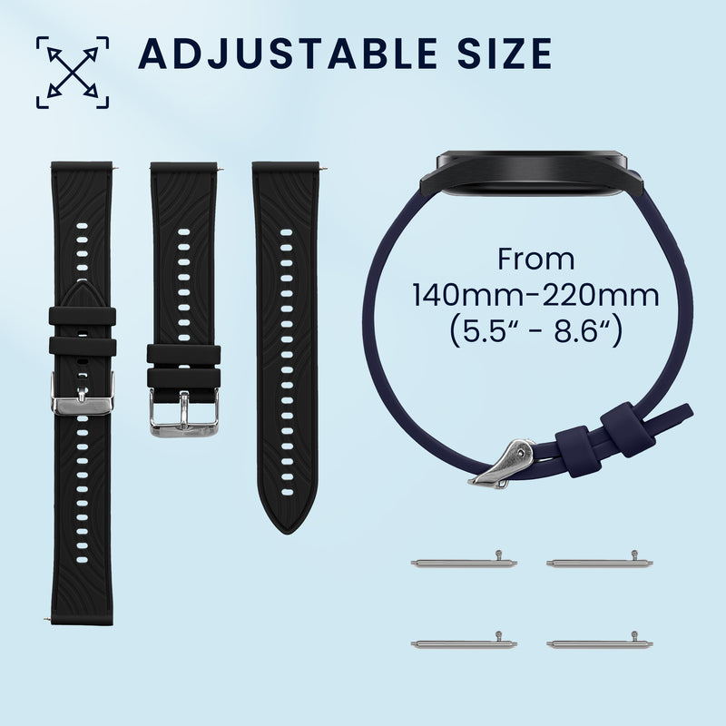 kwmobile Uhrenarmband für Ruimen H1 / D1 Armband Fitnesstracker Band Set Ersatzarmband Smartwatch