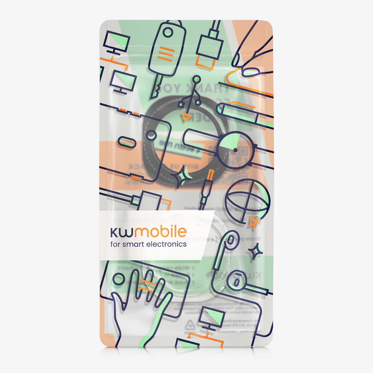 kwmobile 2x Glas Hülle für Samsung Galaxy Watch 8 Classic (46mm) Schutzhülle - Fullbody Fitnesstracker Case Set