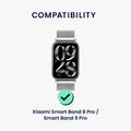 kwmobile Uhrenarmband kompatibel mit Xiaomi Smart Band 8 Pro / Band 9 Pro / Redmi Watch 5 / Redmi Watch 4 Ersatzarmband - 14 - 22 cm Innenmaße