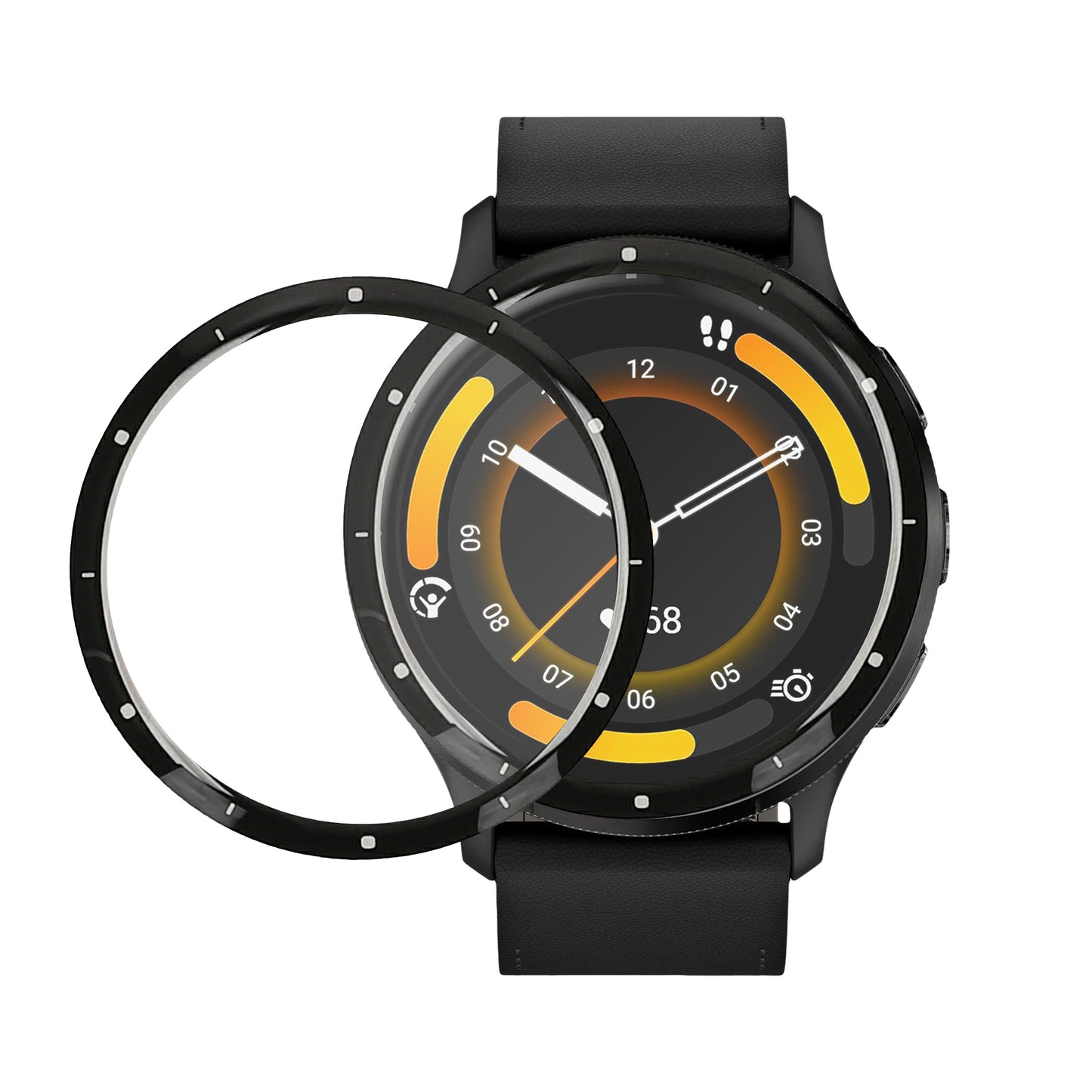 kwmobile 2x Transparente Displayschutzfolie kompatibel mit Garmin Venu 3 Folie - Schutzfolie für Fitness Tracker - robuster Displayschutz Transparent  