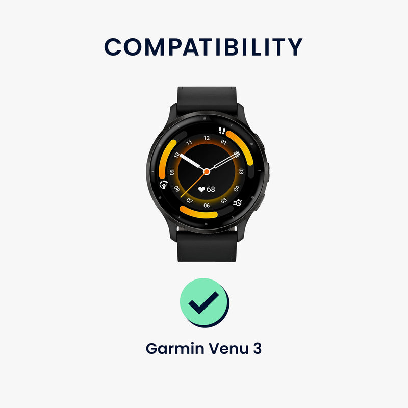 kwmobile Displayschutzfolie kompatibel mit Garmin Venu 3 Folie Schutzfolie für Fitness Tracker robuster Displayschutz