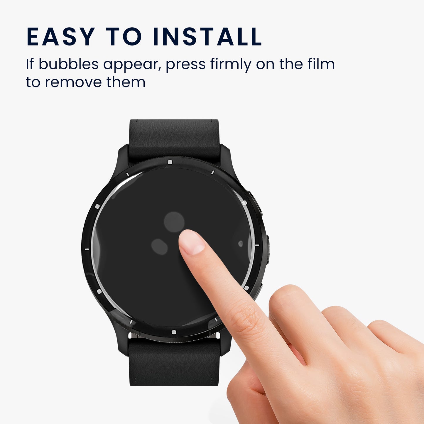 kwmobile Displayschutzfolie kompatibel mit Garmin Venu 3 Folie Schutzfolie für Fitness Tracker robuster Displayschutz