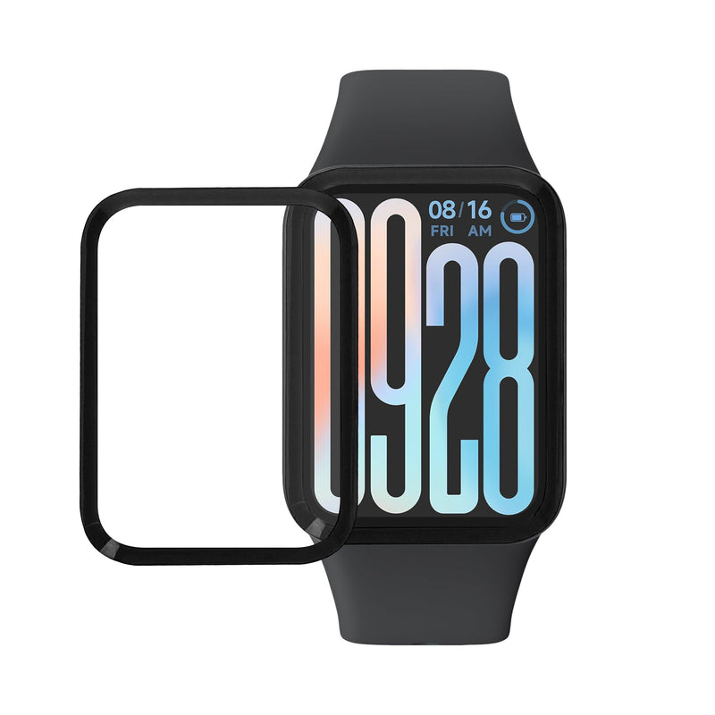 kwmobile 2x Transparente Displayschutzfolie kompatibel mit Xiaomi Smart Band 9 Pro Folie - Schutzfolie für Fitness Tracker - robuster Displayschutz Transparent  