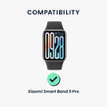 kwmobile Displayschutzfolie kompatibel mit Xiaomi Smart Band 9 Pro Folie Schutzfolie für Fitness Tracker robuster Displayschutz
