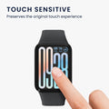 kwmobile Displayschutzfolie kompatibel mit Xiaomi Smart Band 9 Pro Folie Schutzfolie für Fitness Tracker robuster Displayschutz