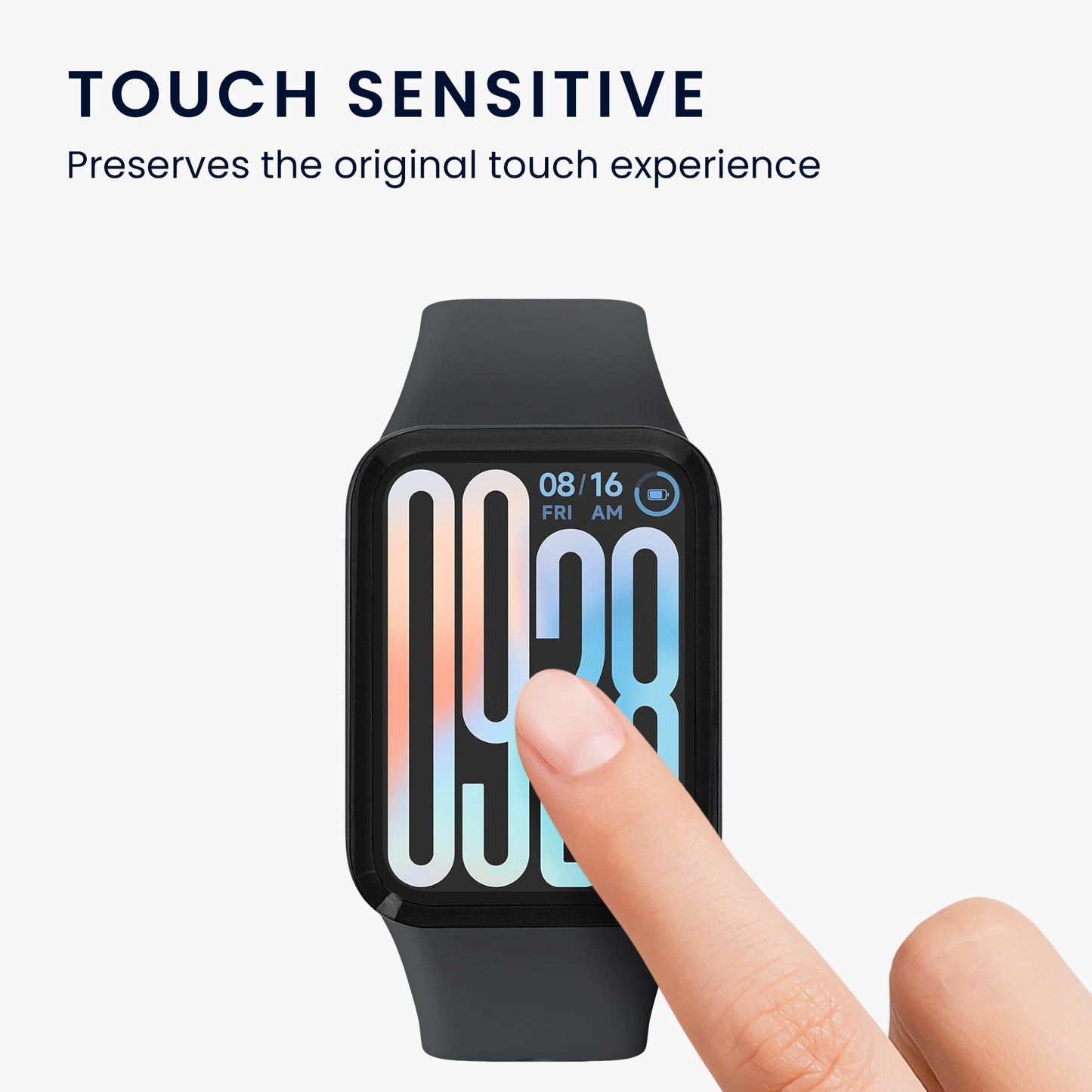 kwmobile Displayschutzfolie kompatibel mit Xiaomi Smart Band 9 Pro Folie Schutzfolie für Fitness Tracker robuster Displayschutz