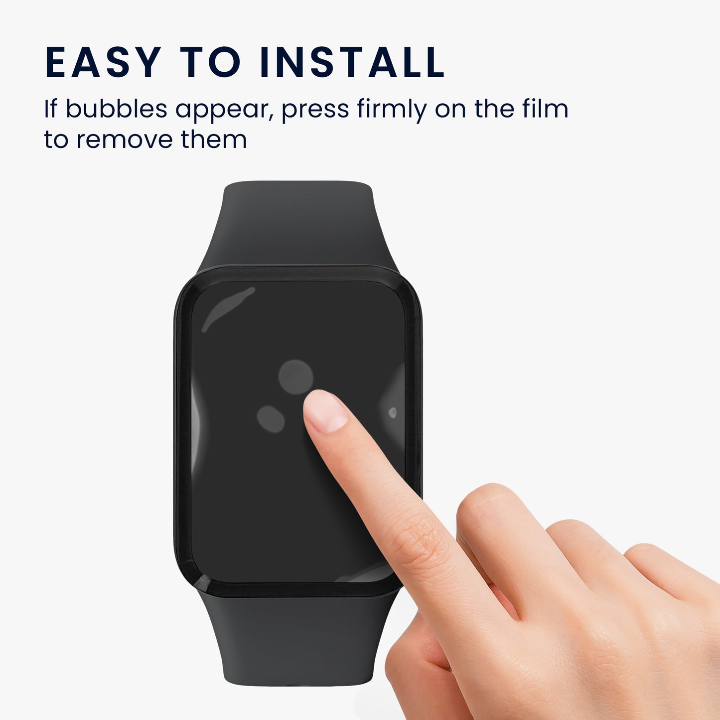 kwmobile Displayschutzfolie kompatibel mit Xiaomi Smart Band 9 Pro Folie Schutzfolie für Fitness Tracker robuster Displayschutz