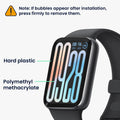 kwmobile Displayschutzfolie kompatibel mit Xiaomi Smart Band 9 Pro Folie Schutzfolie für Fitness Tracker robuster Displayschutz