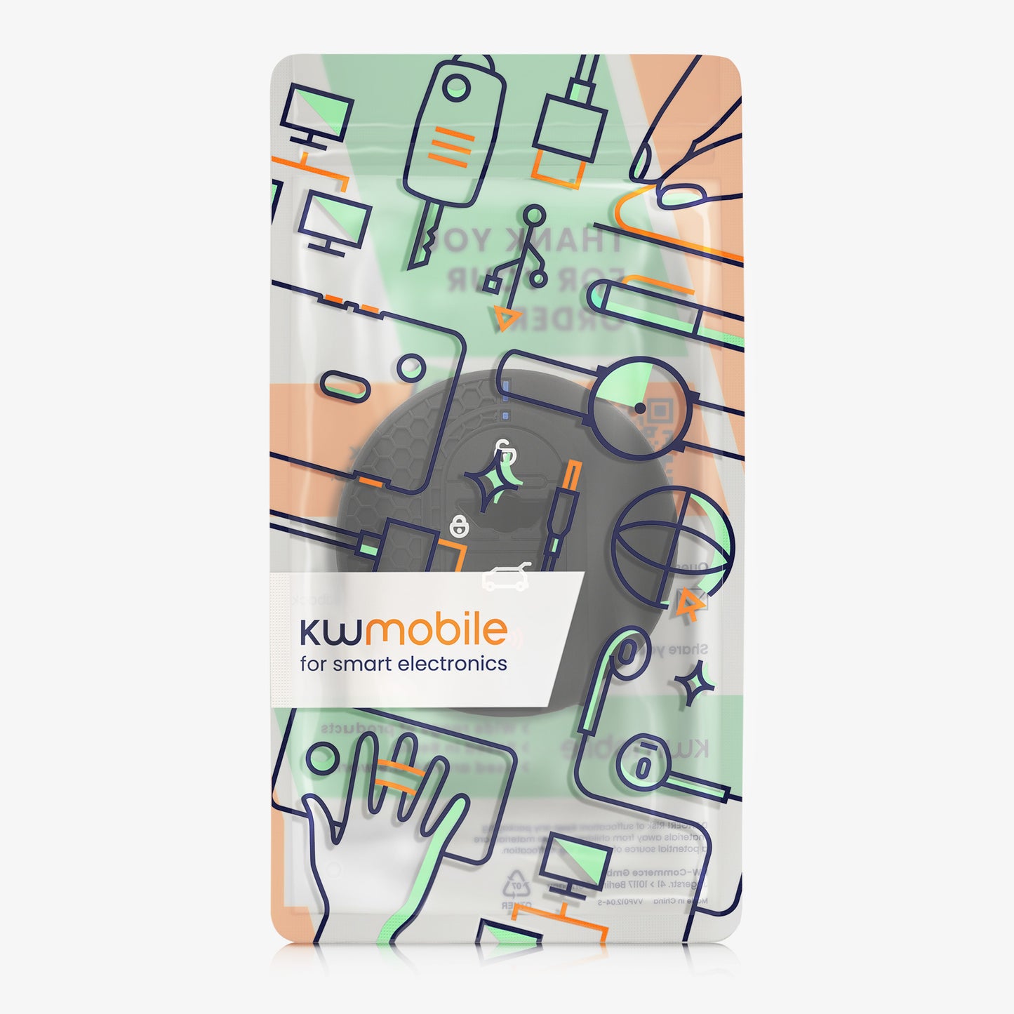 kwmobile Autoschlüssel Schutzhülle kompatibel mit Mini 3-Tasten Smart Key Autoschlüssel Hülle