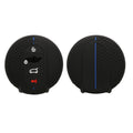 kwmobile Autoschlüssel Schutzhülle kompatibel mit Mini 3-Tasten Smart Key Autoschlüssel Hülle - Schlüsselhülle aus Silikon - in Schwarz Blau Schwarz  [dsg01]
