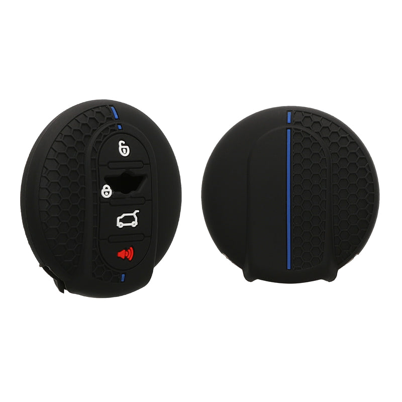 kwmobile Autoschlüssel Schutzhülle kompatibel mit Mini 3-Tasten Smart Key Autoschlüssel Hülle