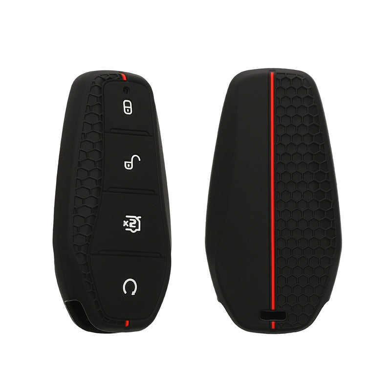 kwmobile Autoschlüssel Schutzhülle kompatibel mit BYD Atto 3 / Sealion / Han / Tang / Dolphin / Seal Hülle - Schlüsselhülle