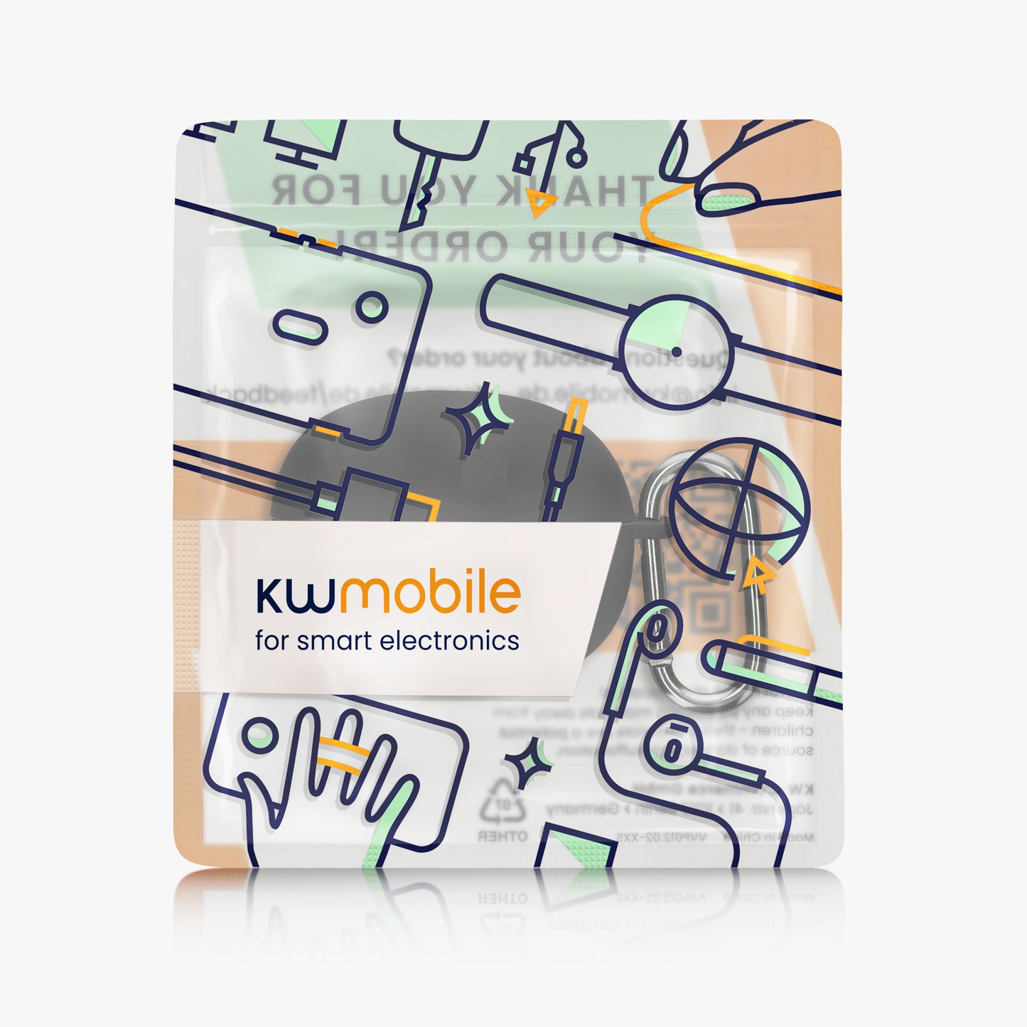 kwmobile Hülle kompatibel mit Shokz OpenDots ONE Kopfhörer Etui Case Cover Schoner