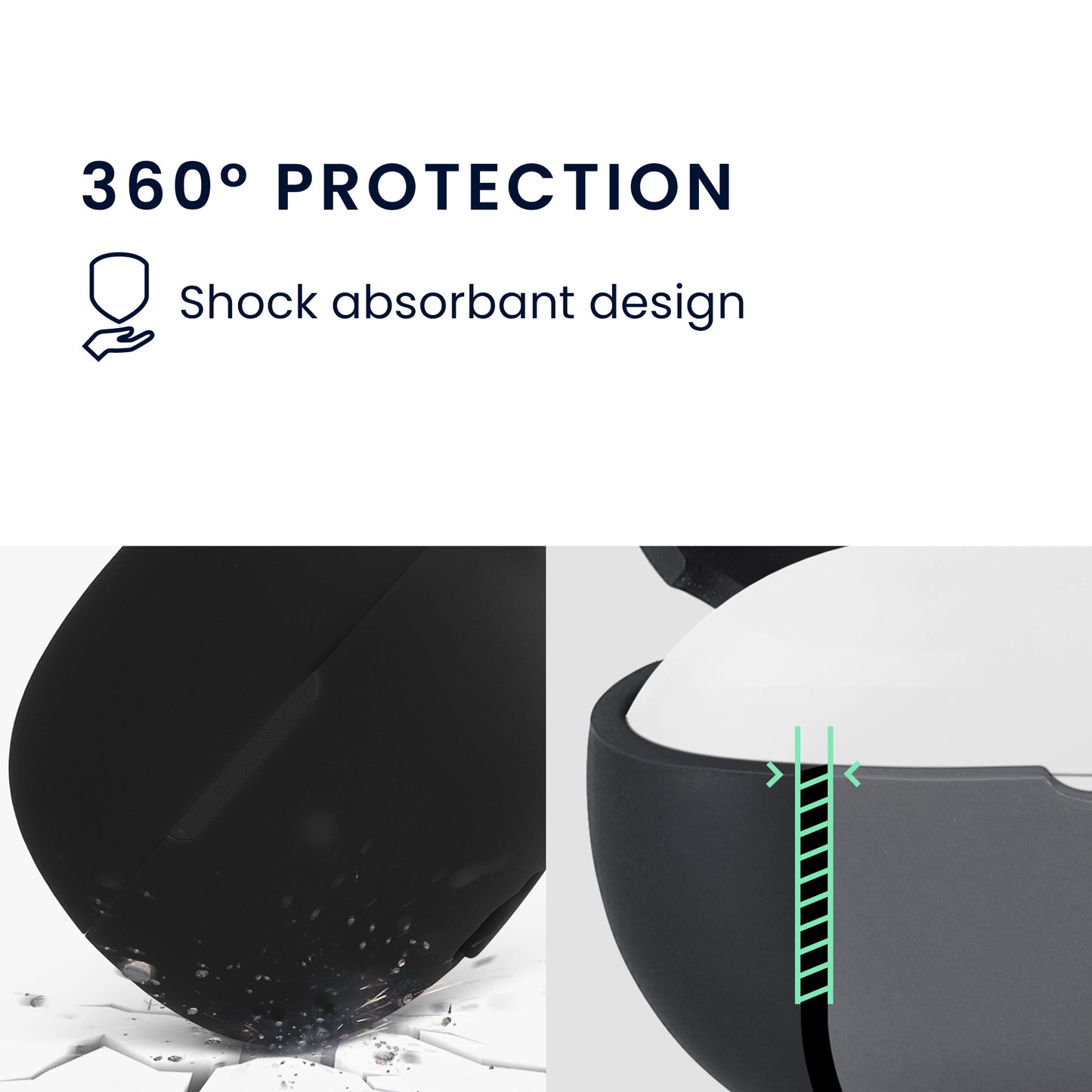 kwmobile Hülle kompatibel mit Shokz OpenDots ONE Kopfhörer Etui Case Cover Schoner